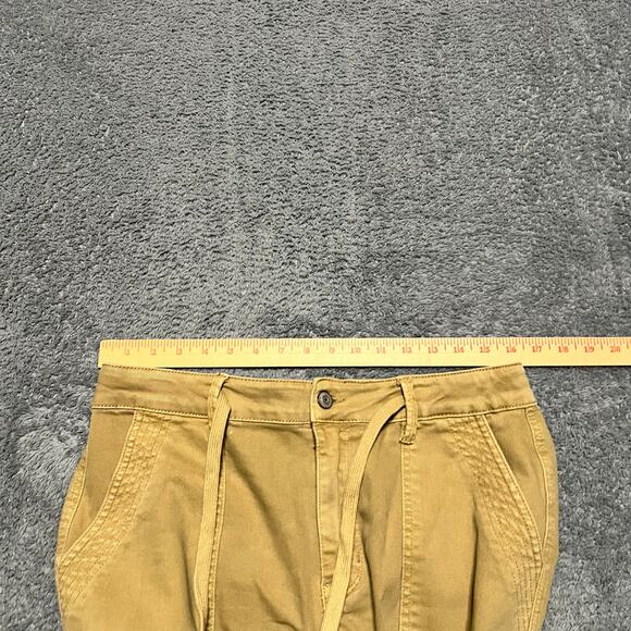 Judy Blue Jeans Womens 11 /30 Khaki High Waisted Grment Dyed Cuffed Jogger - Picture 8 of 11